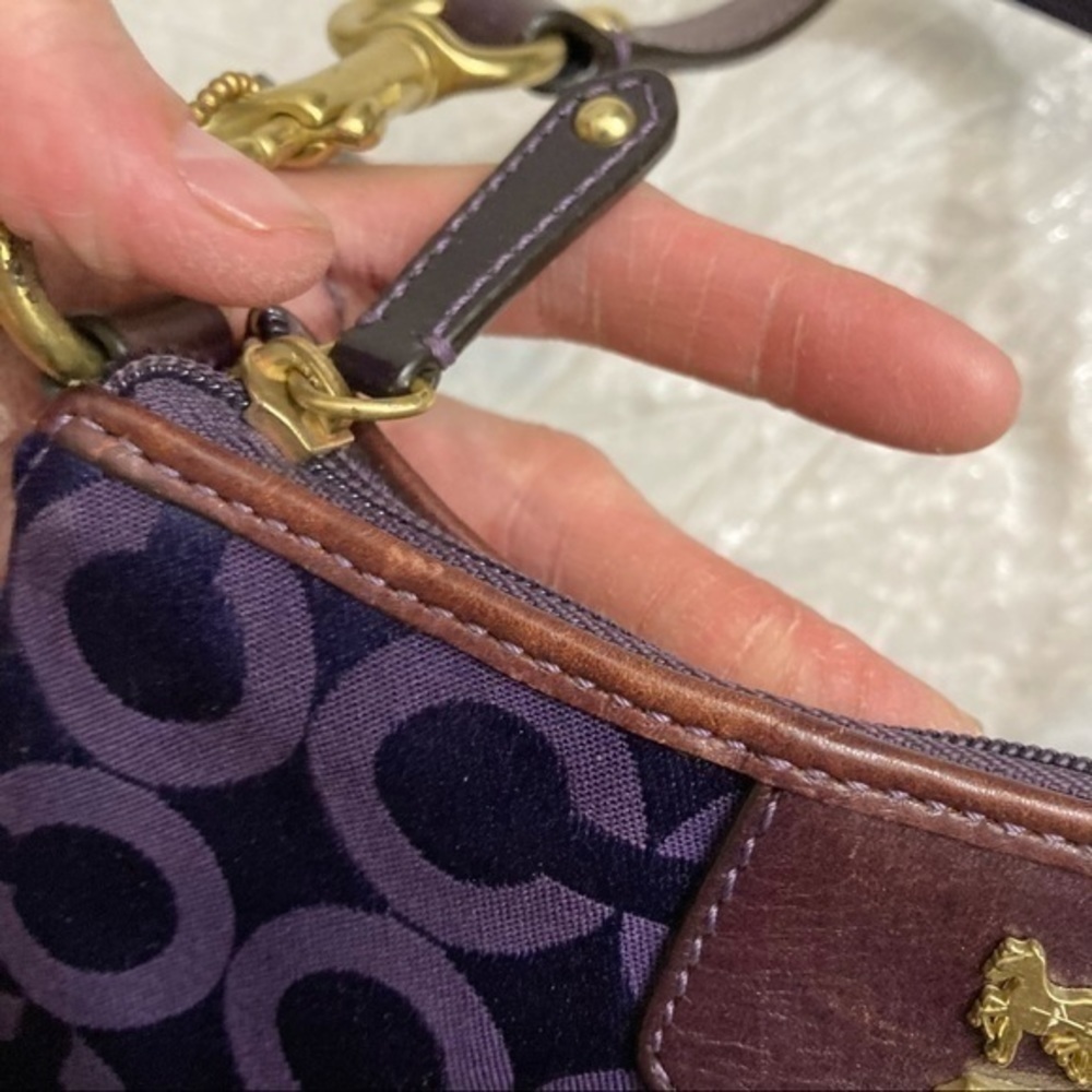 Coach Madison purple op c mini bag - Picture 8 of 14